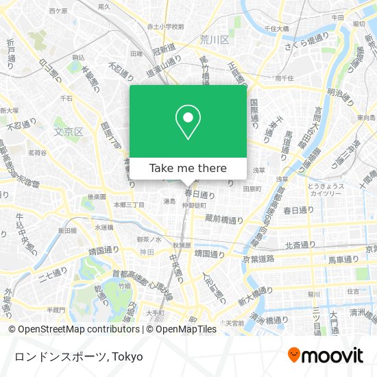 ロンドンスポーツ map