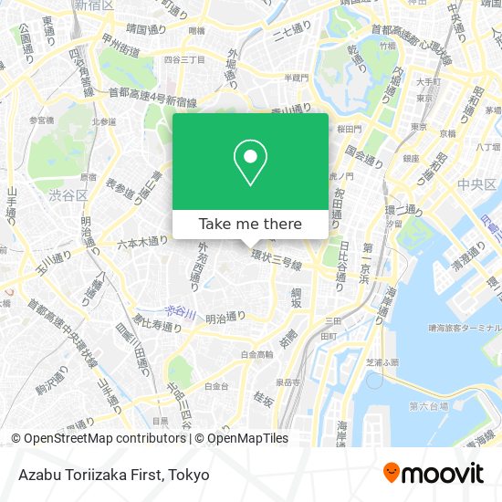 Azabu Toriizaka First map