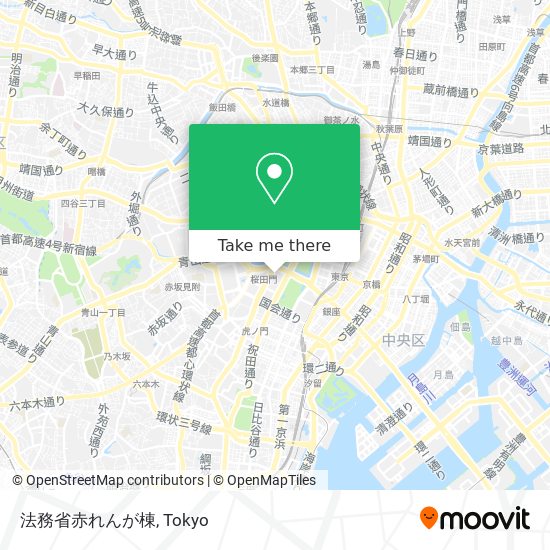 法務省赤れんが棟 map