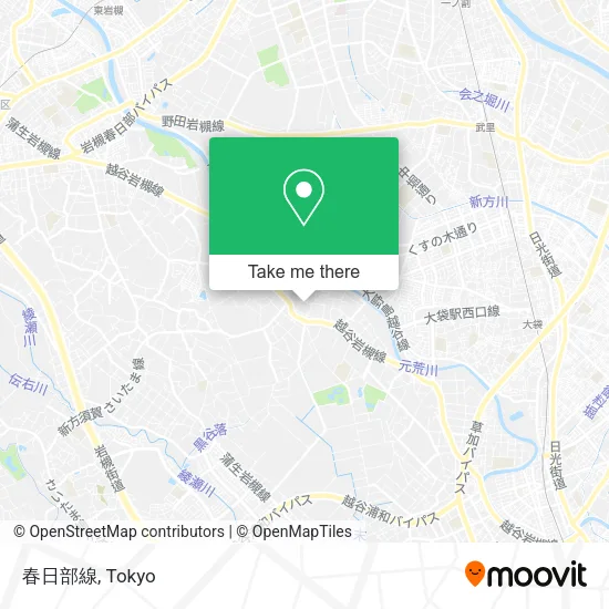春日部線 map