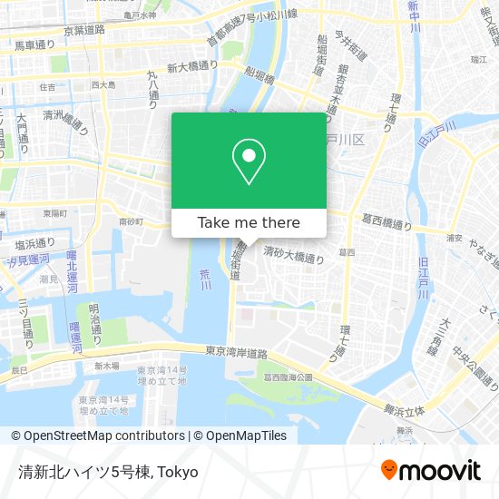 清新北ハイツ5号棟 map