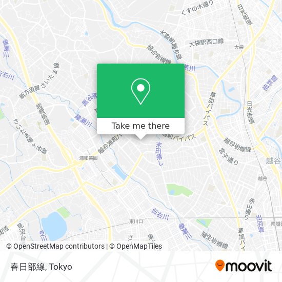 春日部線 map