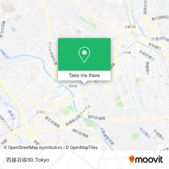 西越谷線30 map