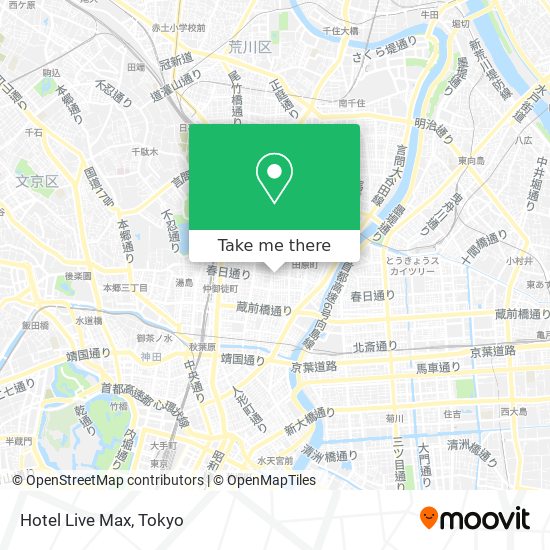 Hotel Live Max map
