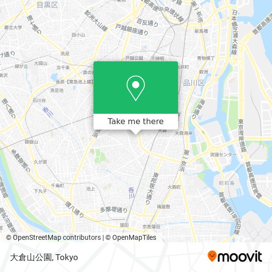 大倉山公園 map