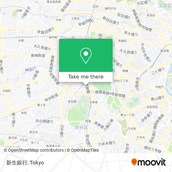 新生銀行 map