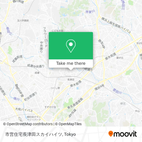 市営住宅長津田スカイハイツ map