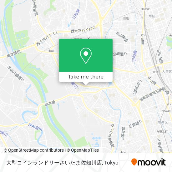 大型コインランドリーさいたま佐知川店 map