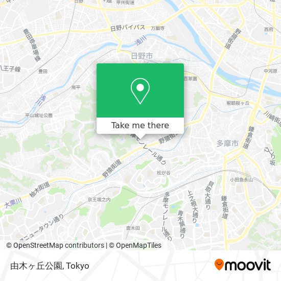 由木ヶ丘公園 map