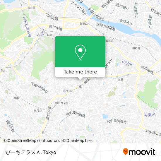 ぴーちテラスＡ map