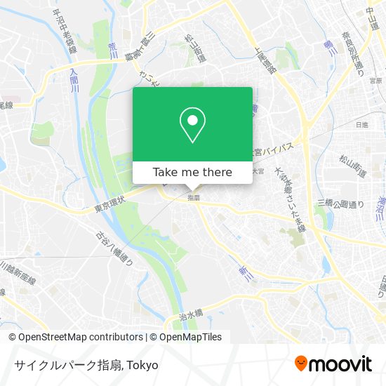 サイクルパーク指扇 map