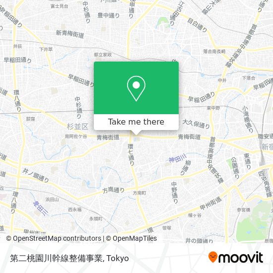 第二桃園川幹線整備事業 map