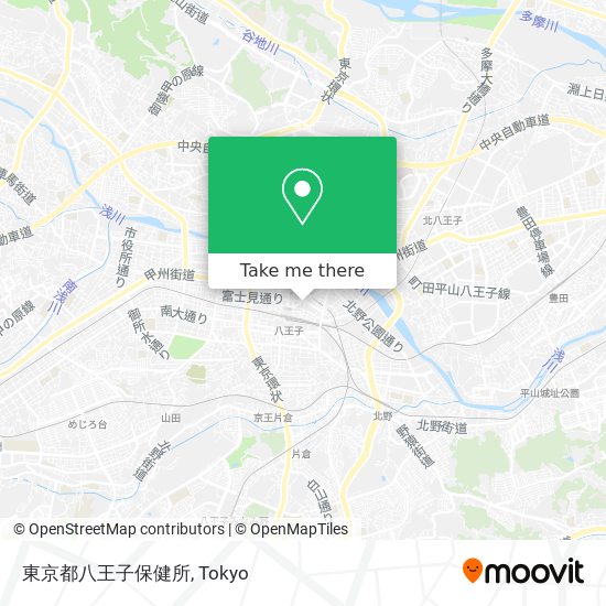 東京都八王子保健所 map