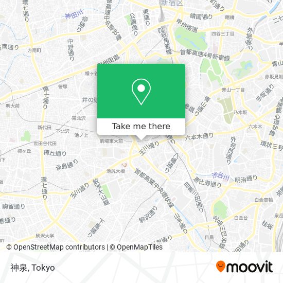 神泉 map