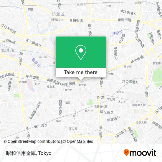 昭和信用金庫 map