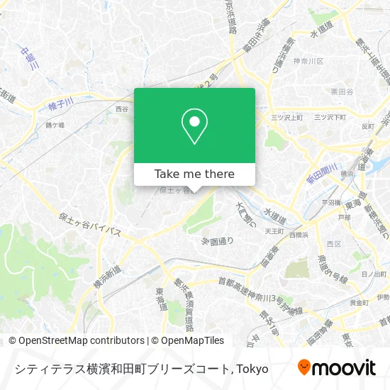 シティテラス横濱和田町ブリーズコート map