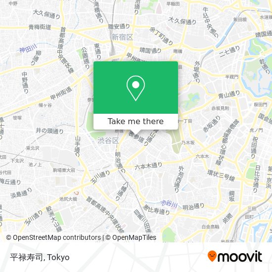 平禄寿司 map