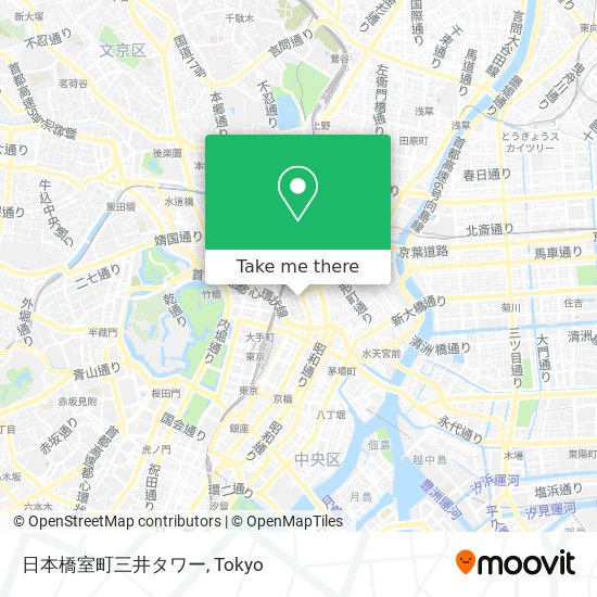 日本橋室町三井タワー map