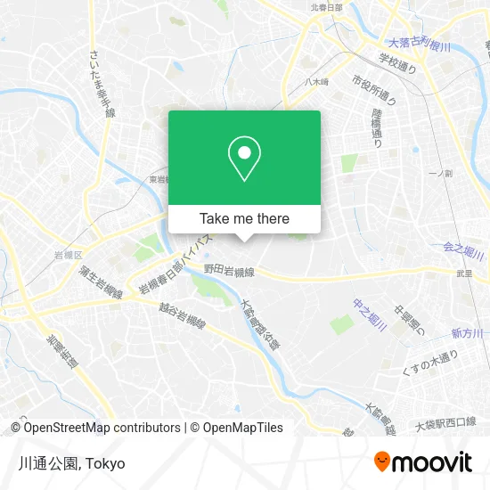 川通公園 map