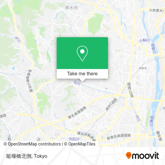 籠堰橋北側 map