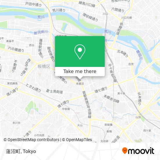 蓮沼町 map