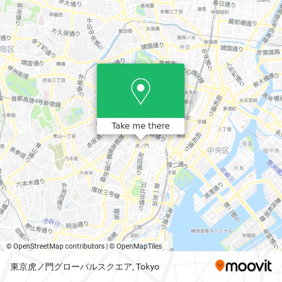 東京虎ノ門グローバルスクエア map