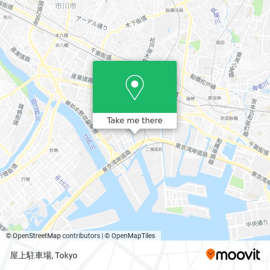 屋上駐車場 map