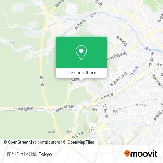 霞が丘北公園 map