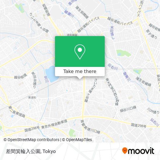 差間箕輪入公園 map