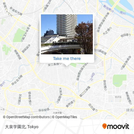 大泉学園北 map