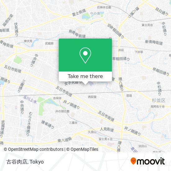 古谷肉店 map