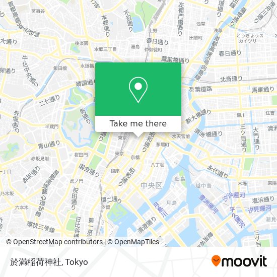 於満稲荷神社 map