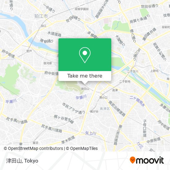 津田山 map