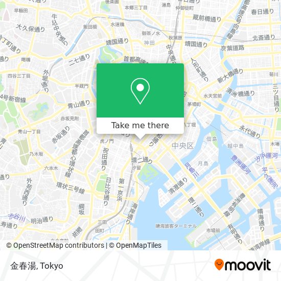 金春湯 map