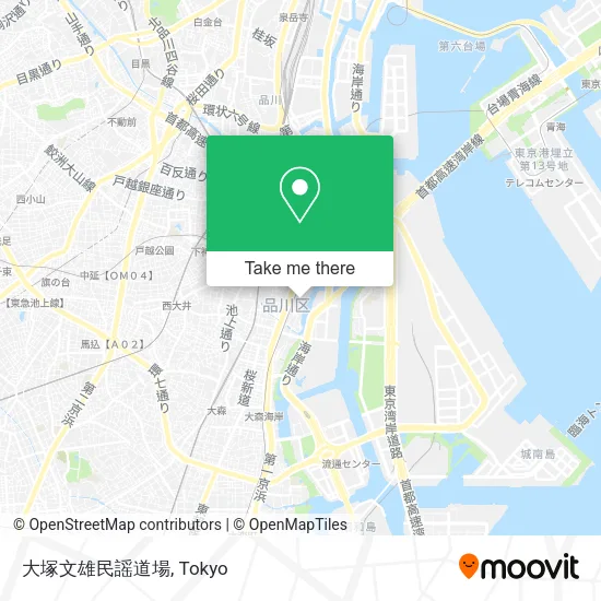 大塚文雄民謡道場 map