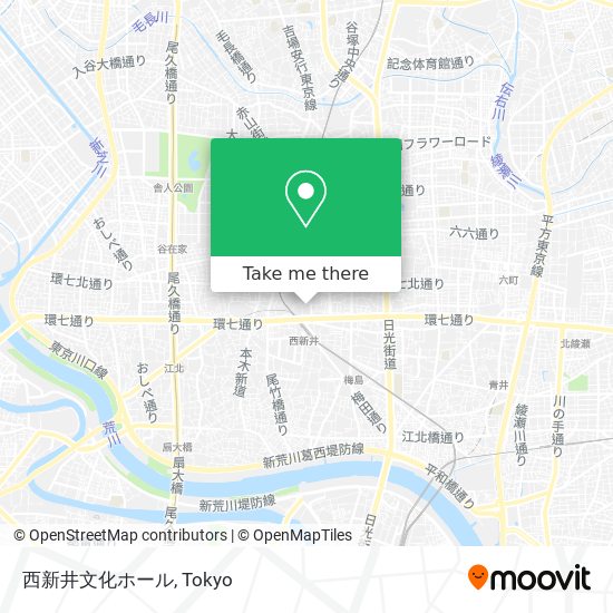 西新井文化ホール map
