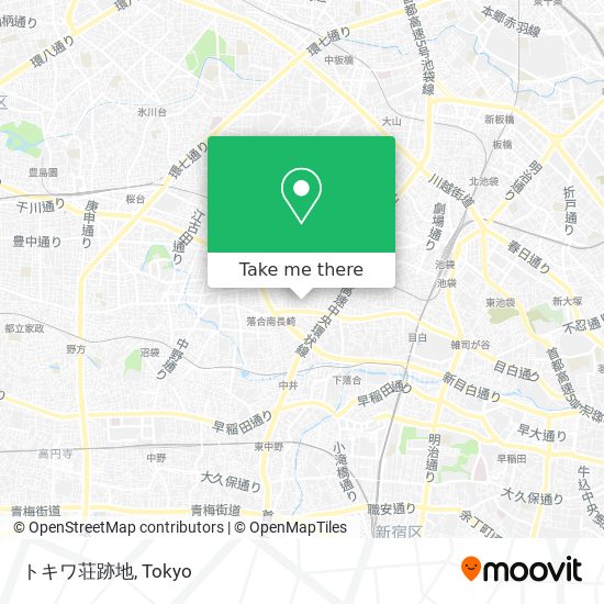 トキワ荘跡地 map
