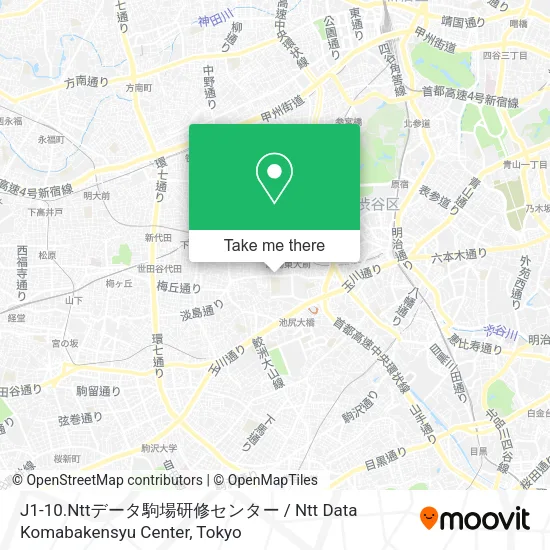 J1-10.Nttデータ駒場研修センター / Ntt Data Komabakensyu Center map