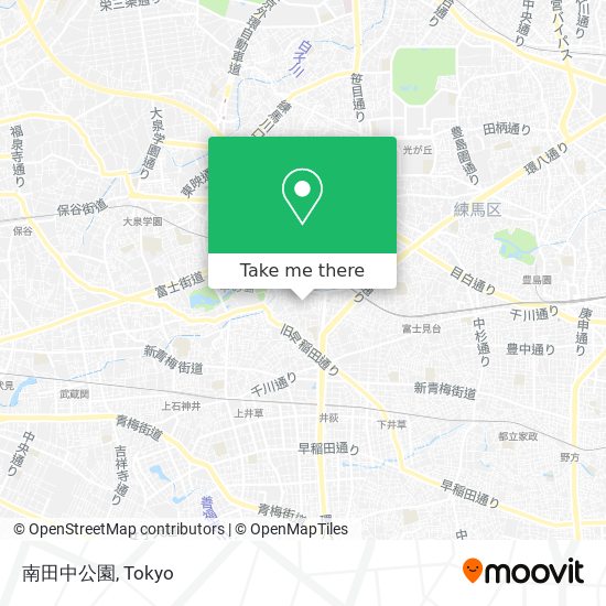 南田中公園 map