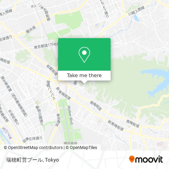 瑞穂町営プール map