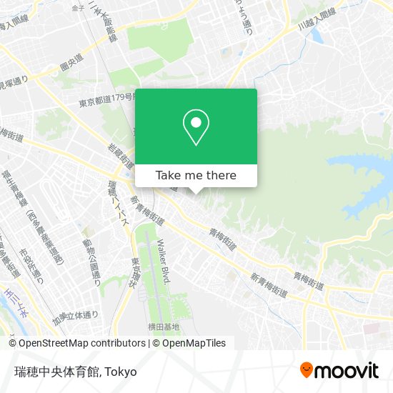 瑞穂中央体育館 map