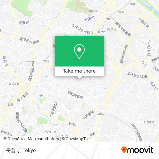 長善寺 map