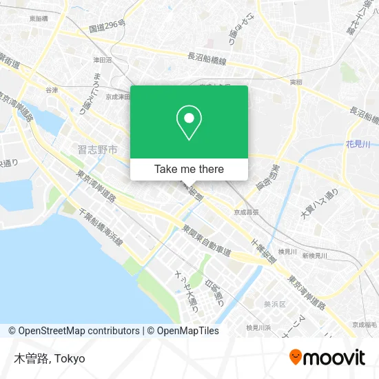 木曽路 map