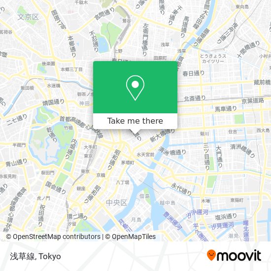 浅草線 map