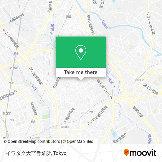 Iwataku Omiya Branch Office map