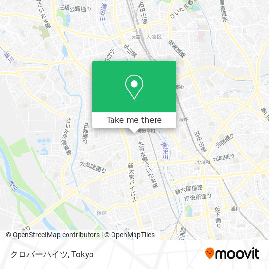 クロバーハイツ map