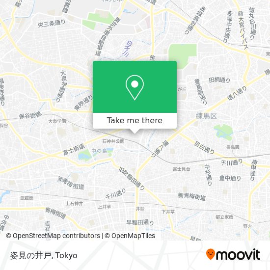 姿見の井戸 map