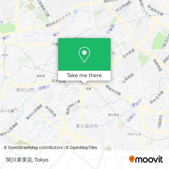 関川果実店 map