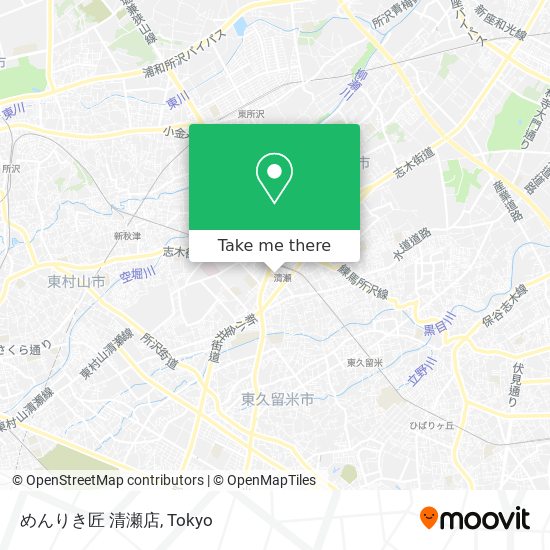 めんりき匠 清瀬店 map