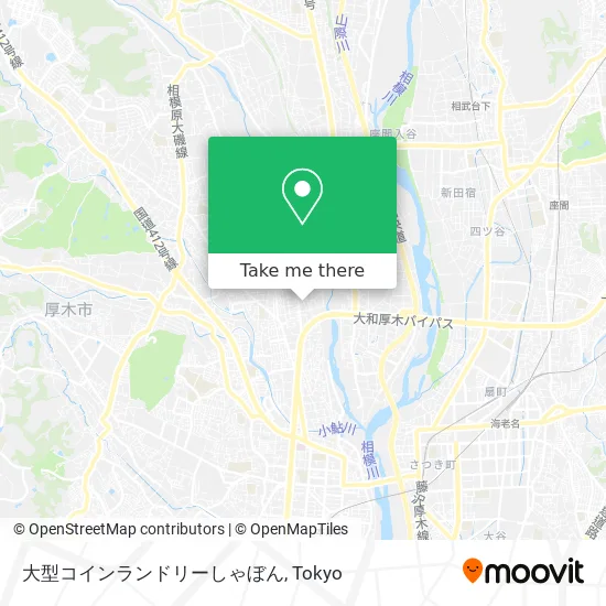 大型コインランドリーしゃぼん map